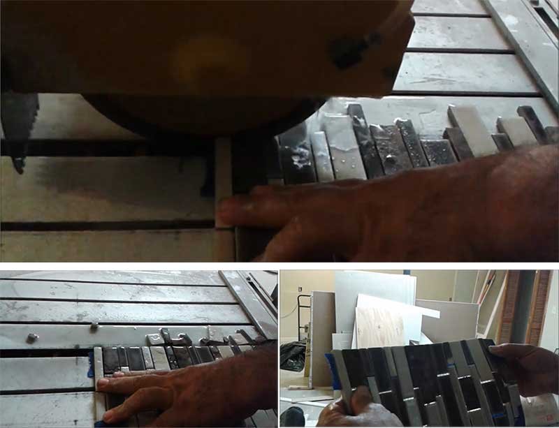 How To Cut Glass Mosaic Tile With A Wet Saw Easily - Follow 8 Simple Steps 5 Cut Glass Mosaic Tile by using a Wet Saw